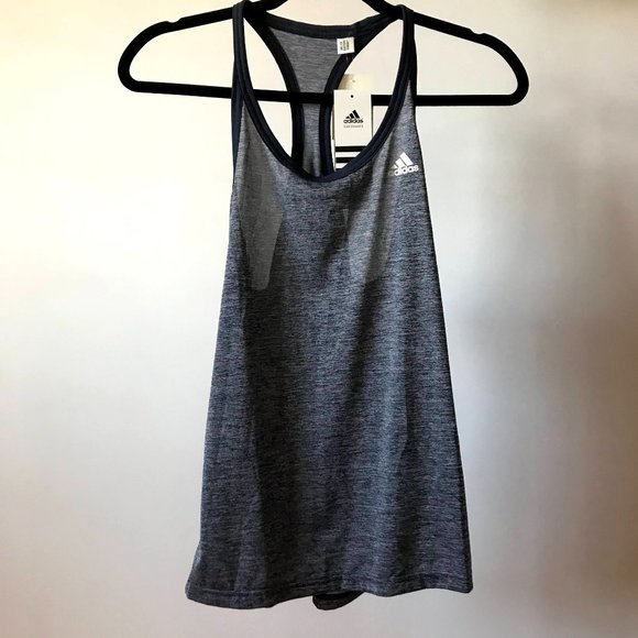 Adidas Climalite Blue Gradient Racerback Tank - Picture 1 of 3